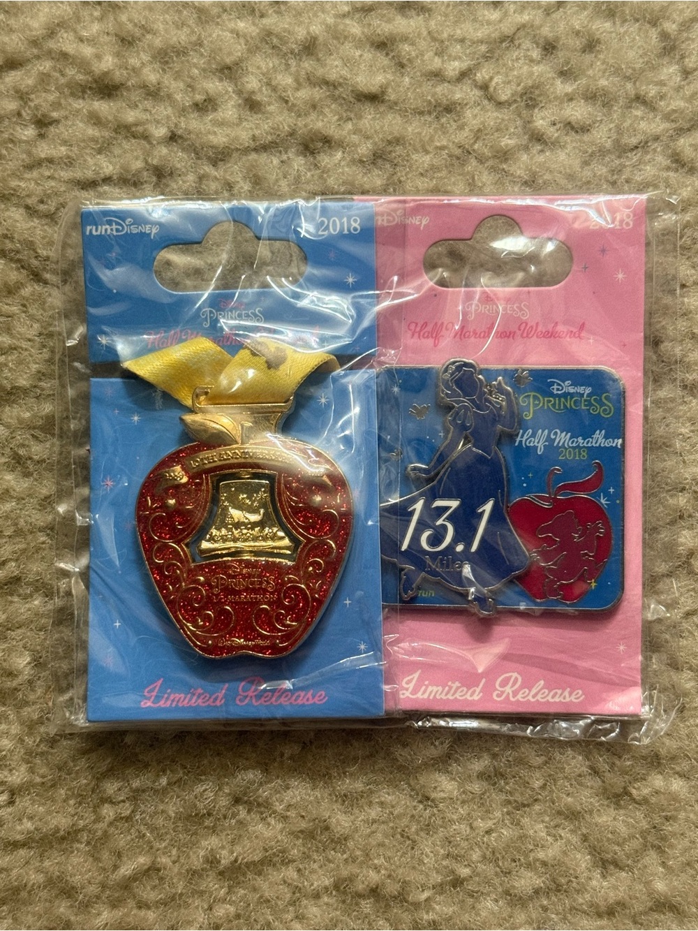 Disney Princess Half Marathon 2018 Snow White Pins